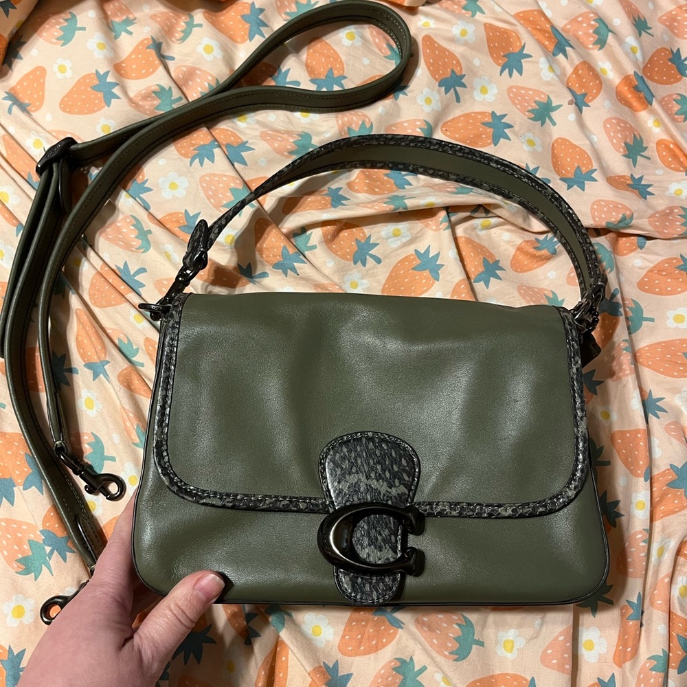 Coach Soft Tabby with snake detail